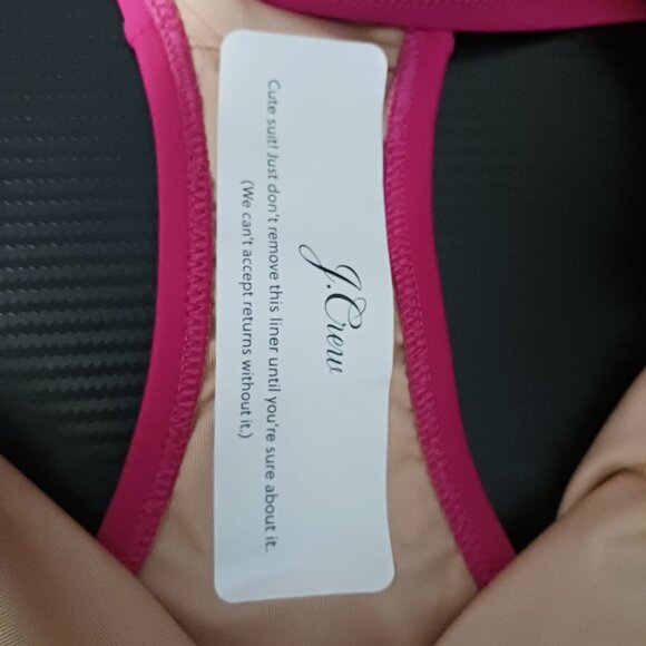 NEW J.Crew Hallie High Waist Moderate Coverage Bikini Bottoms Radiant Fuchsia 2X - Picture 5 of 12